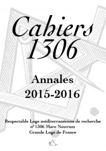 Cahiers 1306 2015-2016