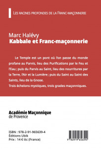 Kabbale et Franc-maçonnerie, de Marc Halévy