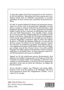 David Taillades - Nouveaux éclairages sur les origines de la Franc-maçonnerie